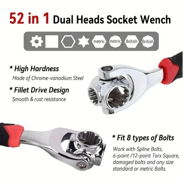 52-in-1 Socket Wrench Set - Image 6