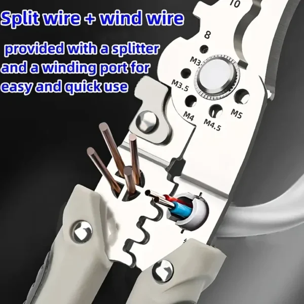 1pc Multi-Functional Electrician Wire Stripping Pliers - Image 5